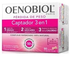 Oenobiol Weightloss 3 in 1 Fat Binder 60 tablečių