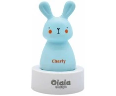 Olala Boutique Olala LED Naktinė Lempa - Kiškis Charly, Mėlyna