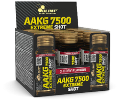 Amino rūgščių shot Olimp AAKG 7500 Extreme Shot 9 × 25 ml, vyšnių skonio