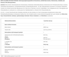 Olimp Beta-Alanine Xplode milteliai 250g - Energijos palaikymui