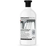 Organic_Peop "Organic People Baltas Clothes" Ekologiškas vandens lelijų ir japoniškų ryžių skalbimo gelis 200ml