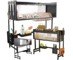 Organizatorius indams, lėkštėms ir stalo įrankiams 85 cm