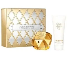 Paco Rabanne Lady Million Eau De Parfum, 80 ml Sensual Loción Corporal, 100 ml Eau De Parfum, 5 ml