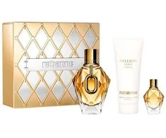 Paco Rabanne Million Gold For Her Papildomas EDP, 90 ml; Kūno losjonas, 100 ml; Parfuminis vanduo, 10 ml