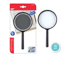 MP Padidintuvas, 3x padidėjimo stiklas - 90 mm skersmuo