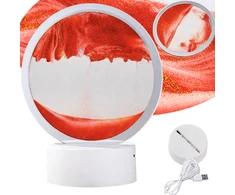 Pakabinamas šviestuvas 3D Smėlio Lempa, Dinaminiais Efektais, USB LED RGB