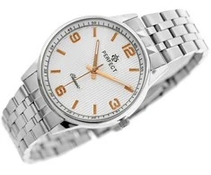 PERFECT VYRŲ LAIKRODIS M457 (zp343b) - SIGNALO MECHANIZMAS, SIDABRO SPALVA