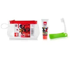 "Phb Junior" kelioninis dantų šepetėlis + dantų pasta su geliu 15ml
