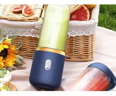 Plakiklis NEŠIOJAMAS BLENDERIS SU INDELIU, ELEKTRINIS MIKSERIS SU 6 PEILIAIS, USB, SKIRTAS SMOOTHIE GAMINIMUI