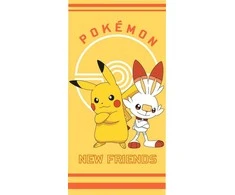 Carbotex „Pokemon“ paplūdimys / vonios rankšluostis 70 x 140 cm