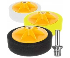 Poliravimo kempinėlių rinkinys su gręžtuvo adapteriu 150 mm