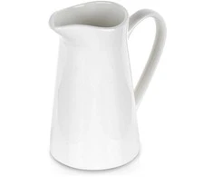 Porceliano pieno ąsotis 200 ml baltas