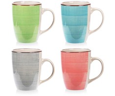 Puodeliai keraminė 350 ml 4 vnt.