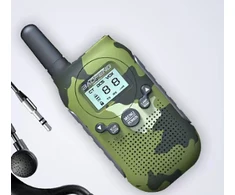 Racijų rinkinys: 2 vnt. „baofeng bf-t6“ trumpojo nuotolio radijų, didelis veikimo nuotolis iki 2 km, žibintuvėlis, 1500 mah