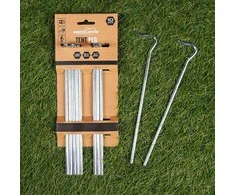RedCliffs Palapinės kuolo rinkinys 10 vnt., 23 cm, metaliniai, atsparūs rūdijimui
