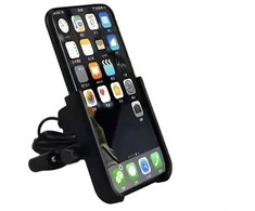 Reguliuojamas motociklo telefono laikiklis su USB įkrovimu