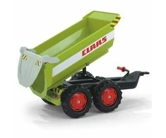 „Rolly Toy Rollytrailer“ traukinio spąstai „Halfpipe Claas“