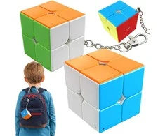 Rubiko kubas 2x2 – raktų pakabukas