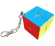 Rubiko kubas 2x2 – raktų pakabukas