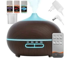 RUHHY Aromaterapinė difuzorius - drėkintuvas 400ml, jonizatorius, LED lemputė