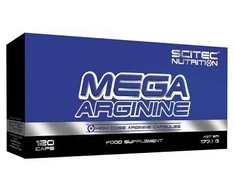 Scitec Mega Argininas 120 Kapsulių