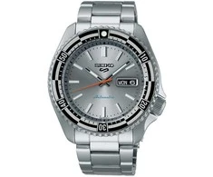 Seiko 5 Sport laikrodis SRPK09K1 automatinis sidabrinis