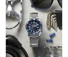 SEIKO Vyriškas Laikrodis SRPD51K1 Automatinis Mėlynas