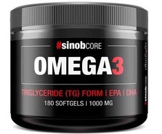 Sinob Omega 3 180 Minkštų kapsulių