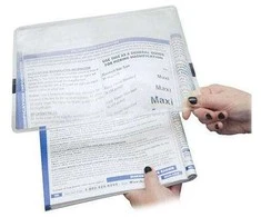 Skaitymo lupa fresnelio lęšis A4 dydžio
