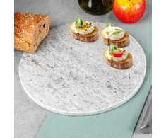 Snij- en Serveerplank Marmeren 28 cm - Snijplank - Keukenplank - Keuken - Tapasplank - Borrelplank