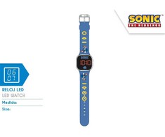 Kids Euroswan Hiszpania Sonic LED laikrodis