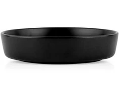 Speiseteller Essteller Teller tiefer Teller Suppenteller aus Keramik juodas SOHO 21,5 cm 1 L