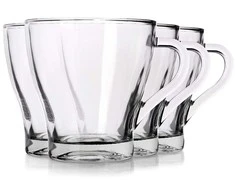 Stiklinės kavos ir arbatai 280 ml 4 vnt.