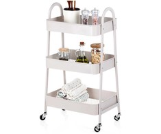 Storage Solutions Mobilus Lentynas 3 Skyrių 44x31,5x78,5 cm - Virtuvinis Krepšys - Organizatorius