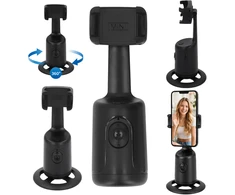 Sukiojamas telefono stovas, 360° su stabilizatoriumi, veido sekimas
