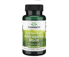 Kulkšnės šaknis Astragalus Root, Swanson, 470mcg, 100 kapsulių