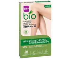 "Taky Bio" kūno vaško juostelės 20 vienetų