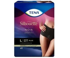 "Tena Silhouette Tall" juodos kelnaitės L dydis 8vnt