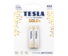 TESLA Alkalinės baterijos AAA GOLD+ 2vnt