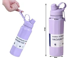 Gertuvė Termosas su rankena 700 ml, dviguba sienelė
