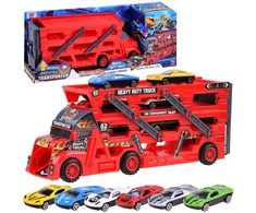 Jokomisiada TIR vilkimo sunkvežimis + 6 automobiliai, pavasaris, paleidimo priemonė