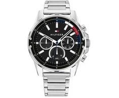 TOMMY HILFIGER vyriškas laikrodis 1791936 MASON 5 ATM, kvarcas, sidabrinis