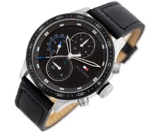 TOMMY HILFIGER Vyrų laikrodis 1791810 TRENT Juodas