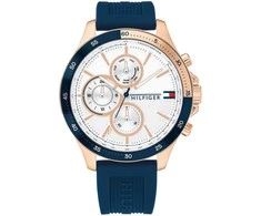 TOMMY HILFIGER VYRŲ LAIKRODIS Bank 1791778 (zf064a) + DĖŽUTĖ