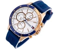 TOMMY HILFIGER VYRŲ LAIKRODIS Bank 1791778 (zf064a) + DĖŽUTĖ