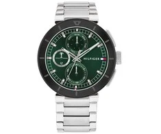 TOMMY HILFIGER Vyrų laikrodis Lorenzo 1792117 44mm sidabrinis