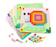 Tooky Toy Dėlionė su Smeigtukais Kūrybingoms Vaikams