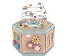 Tooky Toys TOOKY TOY Interaktyvi Montessori medinė šešiakampė atidarymo dėžutė