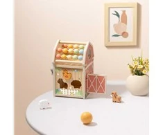 Tooky Toy Medinė Stodoľa Aktyvumo Sorteris Liczydło Montessori