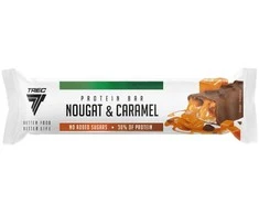 Trec Nutrition Proteino Juosta Nougat Caramel 46 g – Aukštos Kokybės Baltymų Juosta